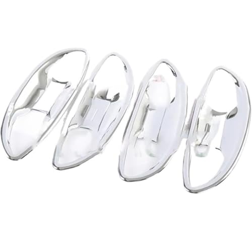 Seplxoi Autotürgriffschutz Auto Äußere Tür Griff für Toyota für corolla 2014-2018 für chrom Abdeckung Trim Aufkleber(Sliver Bowl) von Seplxoi