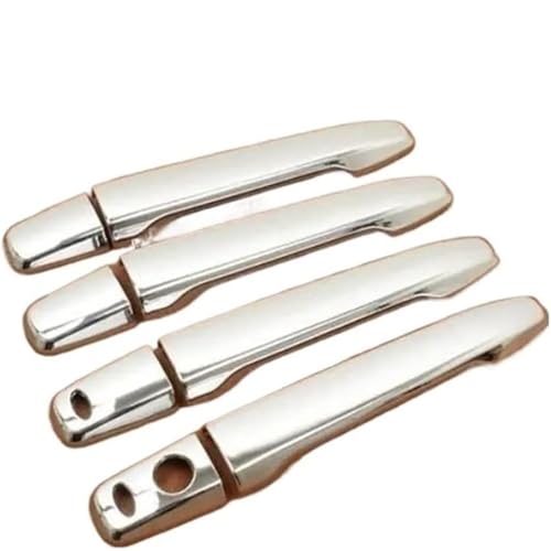 Seplxoi Autotürgriffschutz Auto Links Außentürgriff für Chrom Schüssel Abdeckung Trim Zubehör Aufkleber für Outlander 2016-2019(With Smart Hole) von Seplxoi