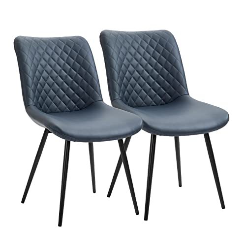 Sepnine Esszimmerstühle 2er Set Küchenstuhl Wohnzimmerstuhl Polsterstuhl Sitzfläche aus Kunstleder mit Metallbeinen Sepnine Esszimmerstühle 2er Set Küchenstuhl Wohnzimmerstuhl Polsterstuhl Sitzfläche aus Kunstleder mit Metallbeinen von Sepnine