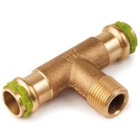 Seppelfricke - Kupfer Pressfitting Sudo-Press T-Stück Außengewinde 15 mm - 1/2' - 15 mm Kontur v dvgw von Seppelfricke