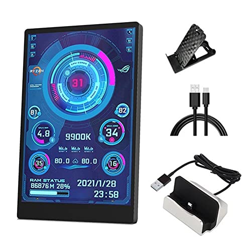 Seprendi 1 Satz 3,5 IPS Computer Kleiner Sekundärbildschirm USB Chassis Sekundärbildschirm AIDA64 von Seprendi