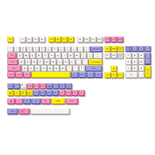 Seprendi EIS Tastenkappen Set 135 Tasten XDA Sublimation PBT Voll Tastenkappen Set f¨¹r Mechanische Tastatur, Englisch von Seprendi