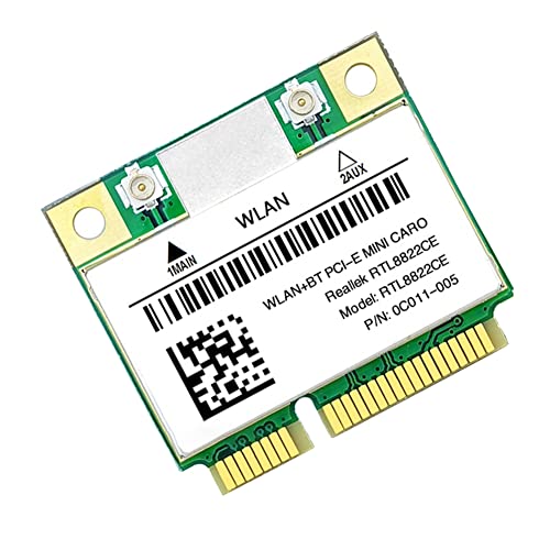 Seprendi WiFi-Karte RTL8822CE 1200 Mbps 2,4 G + 5 GHz 802.11AC Netzwerk Mini PCIe Bluetooth 5.0 Unterstützung für Laptop/PC /11 von Seprendi