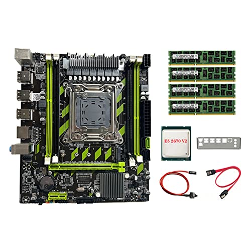 Seprendi X79G LGA2011 Motherboard + E5 2670 V2 CPU + 4X4G DDR3 RAM + -Kabel + Switch-Kabel + Leitblech M.2 NVME PCI-E X16 6XUSB 2.0 SATA3.0 Seprendi X79G LGA2011 Motherboard + E5 2670 V2 CPU + 4X4G DDR3 RAM + -Kabel + Switch-Kabel + Leitblech M.2 NVME PCI-E X16 6XUSB 2.0 SATA3.0 von Seprendi