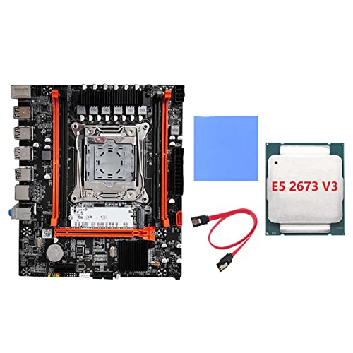 Seprendi X99H Motherboard-Kit + E5 2673 V3 CPU + + SATA-Kabel LGA2011-V3 DDR3X4 ECC RAM Slot M.2 NVME PCI-E 3.0 X16 SATA3.0 Seprendi X99H Motherboard-Kit + E5 2673 V3 CPU + + SATA-Kabel LGA2011-V3 DDR3X4 ECC RAM Slot M.2 NVME PCI-E 3.0 X16 SATA3.0 von Seprendi
