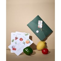 Saisonaler Obst - Und Gemüse-Aussaatkalender Mit Kühlschrankmagnet von SeptembrePapeterie