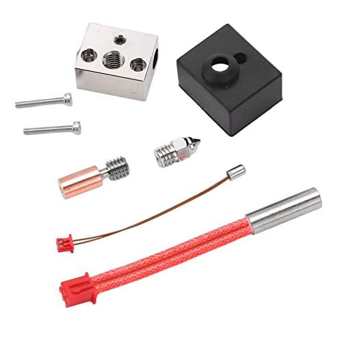 3D Drucker Hotend Kit für Ender 3 S1, für Ender 3 S1 Pro, für CR10 Smart Pro, für Sermoon V1, V1 Pro, 0,4 MM Düse, Silikonhülle, 300 ℃ Bimetall Heizblock Set von Septpenta