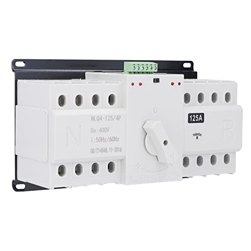 Dual Power Automatic Transfer Switch, with Short Circuit, Overload and undervoltage Protection and Fireproof Dual Output and Shutdown Signal Function for Office Buildings, Shopping Malls von Septpenta