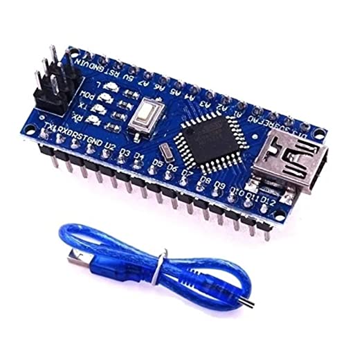 Entwicklungsplatine, PCB Platine, 9 V Batteriebetriebenes 3, 3 V Bis 12 V DC Netzteil, Entwicklungsmodul mit USB Kabel, Standard Ports, Modul Entwicklungsplatine für ATMEGA328P, Verbessert von Septpenta