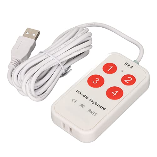 Septpenta Grifftastatur, Programmierbare USB Schalter, 4 Tasten, USB Taschentastatur, Multimedia Funktion, Queick In Put String Frei Einstellbar auf Tastenkombinationen für Laptopa Septpenta Grifftastatur, Programmierbare USB Schalter, 4 Tasten, USB Taschentastatur, Multimedia Funktion, Queick In Put String Frei Einstellbar auf Tastenkombinationen für Laptopa von Septpenta