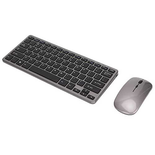 Kombination Aus Tastatur und Maus, Mehrstufige DPI Maus, Drahtlose 2,4 GHz Verbindung, Eingebauter Lithium IOnen Akku, Scherentasten, Ergonomisches Design, Geeignet für Das Büro von Septpenta