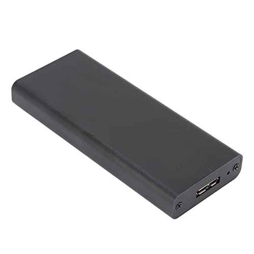 Msata Zu USB 3.0 Gehäuseadapter mit Aluminiumgehäuse, Ultraflaches Design, 6 Gbit/S Übertragungsrate mit LED Licht, Geeignet für Externe SSD Festplatten mit 30 X 30 MM und 50 X 30 MM von Septpenta