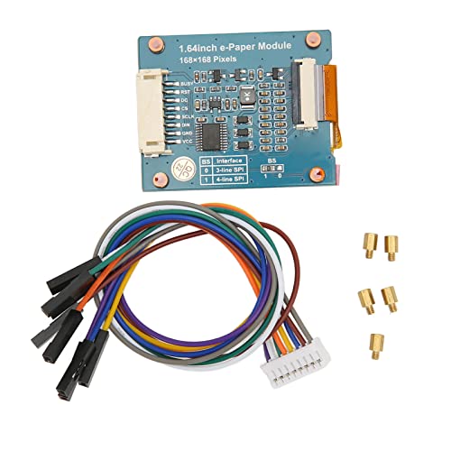 Septpenta 1,64 Zoll e Ink Display Modul,mit Mikroverkapseltem Elektrophorese Display Bild,SPI Steuerschnittstelle,Kompatibel mit 3,3 V und 5 V Level Schnittstelle für Lesegeräte und Andere Bereiche von Septpenta