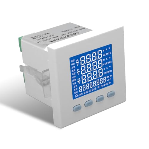 AC 220 V 3 Phasen Stromspannungsmesser, Multifunktionales Amperemeter, 4 Tasten Design, Hohe Präzision für Die Automatisierung Von Umspannwerken, Automatisierung Der Energieverteilung von Septpenta