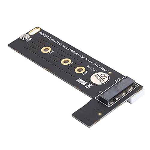 Septpenta M.2 NGFF Mykey NVME SSD Konverterkarte, PCB Material, Verbessert Gutes Design, Unterstützt 2280 2260 2242 2230 PCIE X4, Geeignet für OS Computer Mini A1347 2014 von Septpenta