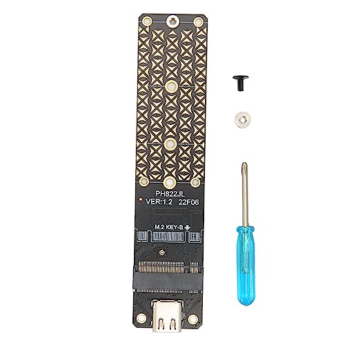 Septpenta M.2 auf USB Adapter,10 Gbit/S Schnelle Übertragung,USB3.1 10 G SATA3.0 6 G Gesamtbandbreite,M.2 Adapter Unterstützt Hot Plugging,Plug and Play für M.2 SATa Wechselfestplatten Adapterkarte von Septpenta