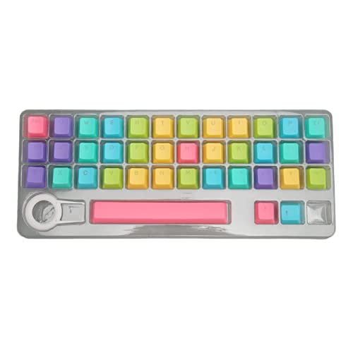 Septpenta Mechanische Tastenkappen Zum Selbermachen mit 39 Tasten, Farbige Hintergrundbeleuchtung, Zarte Mechanische Tastatur mit Tastenkappenabzieher, aus Haustiermaterial Septpenta Mechanische Tastenkappen Zum Selbermachen mit 39 Tasten, Farbige Hintergrundbeleuchtung, Zarte Mechanische Tastatur mit Tastenkappenabzieher, aus Haustiermaterial von Septpenta