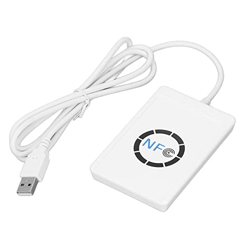 USB NFC Smart Ic Kartenleser, USB2.0 Schnittstelle mit Voller Geschwindigkeit, Lese /Schreibgeschwindigkeit 424 Kbps, Eingebaute Antenne, 13,56 Mhz Betriebsfrequenz, Geeignet für Typ Iso 14443 a und B von Septpenta