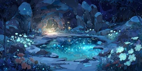 5D DIY Diamond Painting Kits for Adults, Teich Blumen Vollbohrer Diamant Bilder mit Zubehör für Anfänger, Strass Kristall Stickerei Leinwand nach Zahlen für Kinder Erwachsene Dekorationen 60x80cm C96 5D DIY Diamond Painting Kits for Adults, Teich Blumen Vollbohrer Diamant Bilder mit Zubehör für Anfänger, Strass Kristall Stickerei Leinwand nach Zahlen für Kinder Erwachsene Dekorationen 60x80cm C96 von Sepwougg
