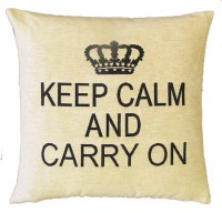 Sequoia Jacquard Kissen keep calm carry on white von Sequoia home textiles