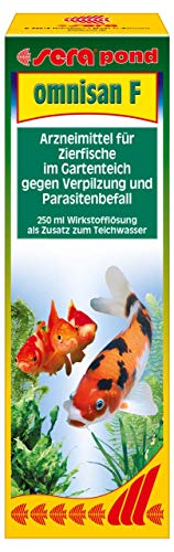 sera pond omnisan F 250 ml - Wasseraufbereiter gegen Verpilzungen und Parasitenbefall von sera