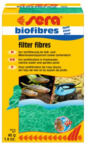 sera 08450 biofibres fein 40 g die Filterfaser zur Vorfilterung im Süß- und Meerwasser sowie Gartenteich sera 08450 biofibres fein 40 g die Filterfaser zur Vorfilterung im Süß- und Meerwasser sowie Gartenteich von Sera