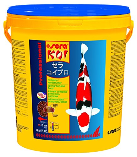 Sera 2 Stück KOI Professional Frühjahr-/Herbstfutter (2 x 7 kg) von Sera