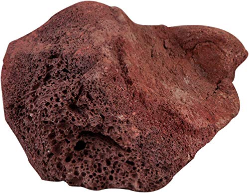 sera Rock Red Lava L 16 - 23 cm - Dunkelroter Lavastein mit poröser Oberfläche von sera