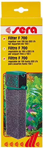 sera 6825 Innenfilter F 700 regelbar (650 l/h mit 5 Watt für Aquarien bis 150 l) von sera