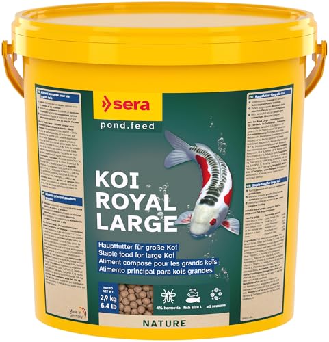 sera Koi Royal Nature Large 10 L (2,9kg) | Hauptfutter für Koi ab 25 cm | ohne Farb-& Konservierungsstoffe | mit Omega-Fettsäuren & Mannan-Oligosaccharide | optimale Verdauung & Teichwasser schonend sera Koi Royal Nature Large 10 L (2,9kg) | Hauptfutter für Koi ab 25 cm | ohne Farb-& Konservierungsstoffe | mit Omega-Fettsäuren & Mannan-Oligosaccharide | optimale Verdauung & Teichwasser schonend von sera