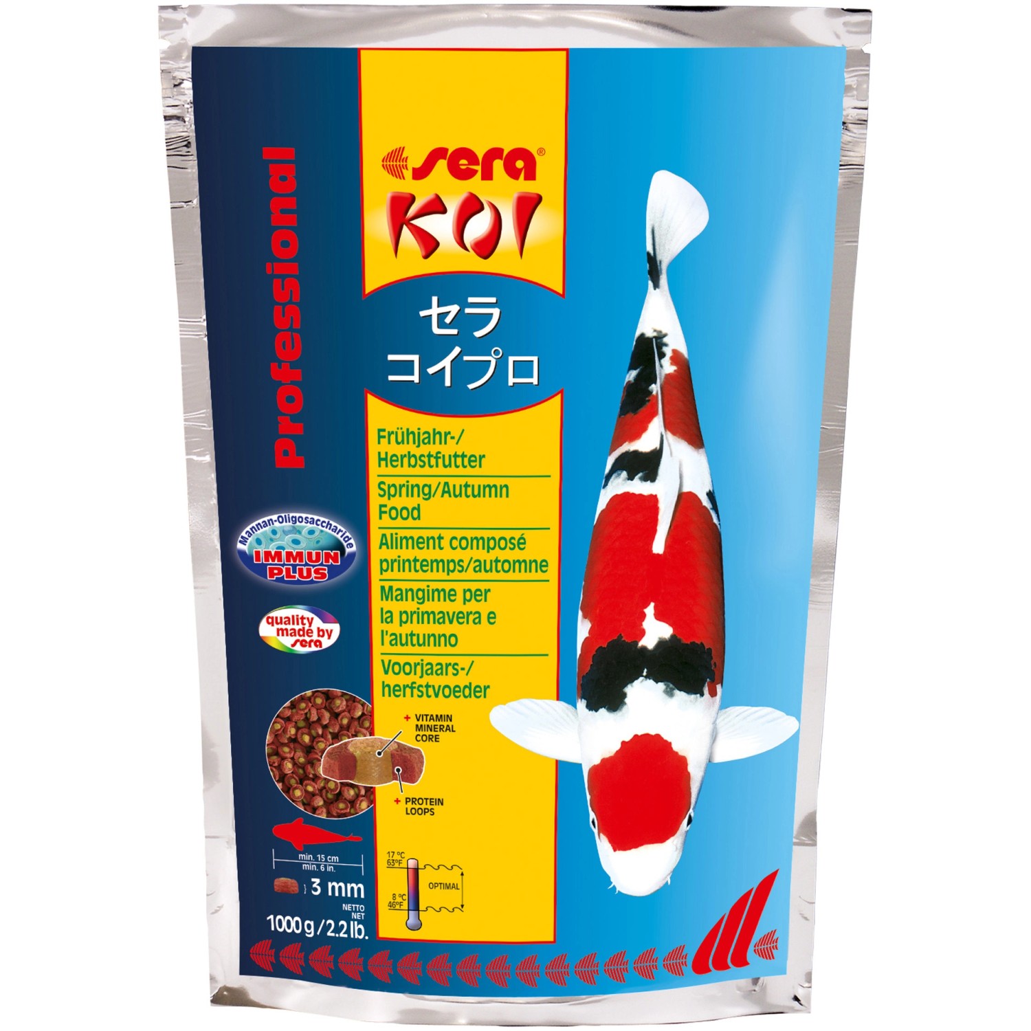 Sera Teichfutter Koi Professional Frühjahr-/Herbstfutter 1.000 g Sera Teichfutter Koi Professional Frühjahr-/Herbstfutter 1.000 g von Sera