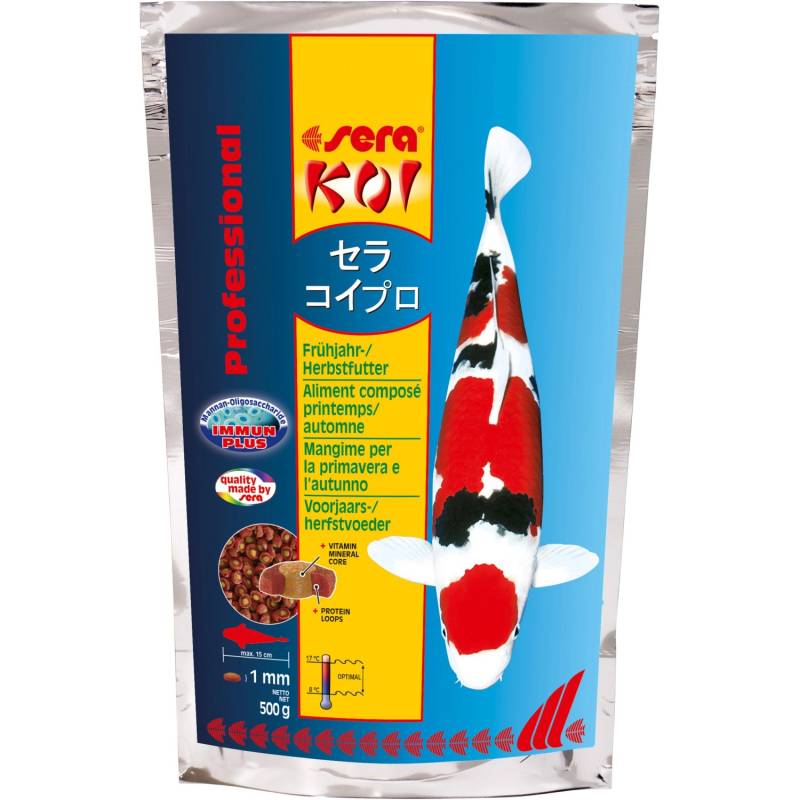 Sera Teichfutter Koi Professional Frühjahr-/Herbstfutter 500 g von Sera