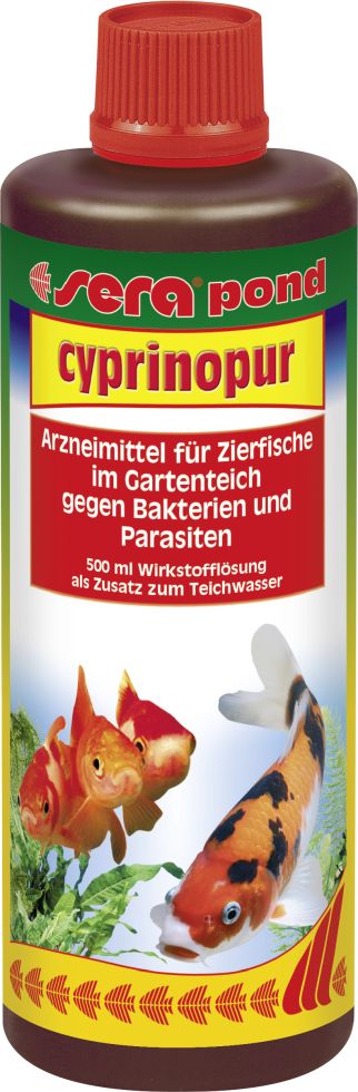 Sera Pond Arzneimittel für Teichfische Cyprinopur 500 ml von Sera