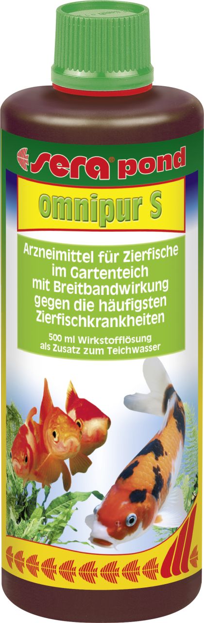 Sera Pond Arzneimittel für Teichfische Omnipur S 500 ml von Sera