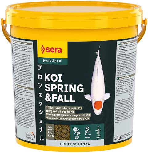sera Koi Futter Professional Spring & Fall | Koifutter 7 kg (21 l) | leicht verdaulich unter 17°C | stärkt Immunsystem | Co-Extrusion Verfahren | Krankheitsvorbeugung | optimale Winter-Vorbereitung sera Koi Futter Professional Spring & Fall | Koifutter 7 kg (21 l) | leicht verdaulich unter 17°C | stärkt Immunsystem | Co-Extrusion Verfahren | Krankheitsvorbeugung | optimale Winter-Vorbereitung von sera