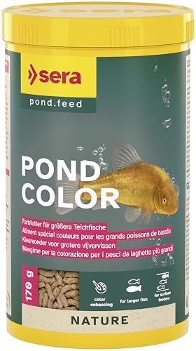 sera Pond Color Sticks Nature 1000 ml (170 g) - Das Farbfutter für Teichfische von sera