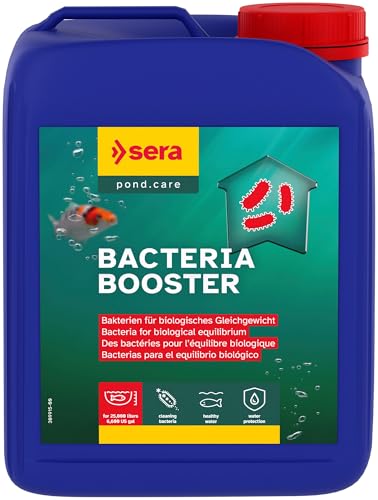 sera Pond Bio nitrivec 2,5 Liter - Das Flüssigfiltermedium der Extraklasse Flüssiges Biofiltermedium Enthält Reinigungsbakterien Für kristallklares Wasser von sera