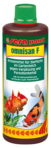 sera pond omnisan F 500 ml - Wasseraufbereiter gegen Verpilzungen und Parasitenbefall von sera