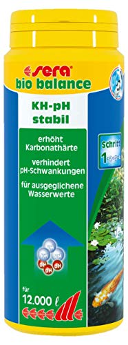 sera pond bio balance 500 ml (550 g) Grundpflegemittel zur sicheren Stabilisierung der Wasserwerte im Teich - verhindert pH-Wert-Schwankungen, Zur sicheren Erhöhung und Stabilisierung von KH & GH von sera