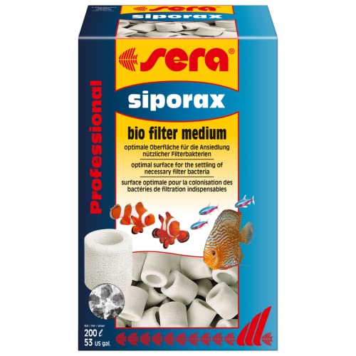 sera siporax Aquarium Filtermaterial 1000 ml (290g) | Maximale Optimierung der biologischen Filterung | Bio-Filter Medium | Biologische Filterung für Aquarien von sera