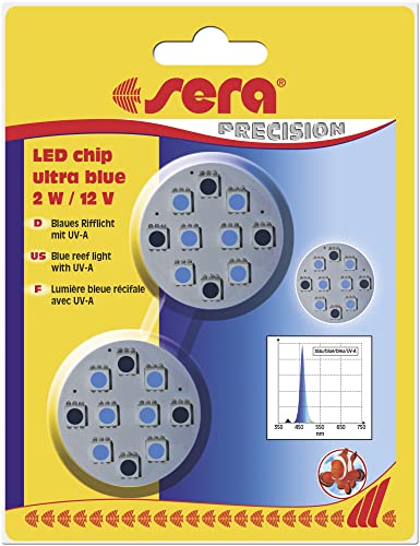 sera LED chip ultra blue - Blaues Rifflicht mit UV-A für Meerwasseraquarien. von sera