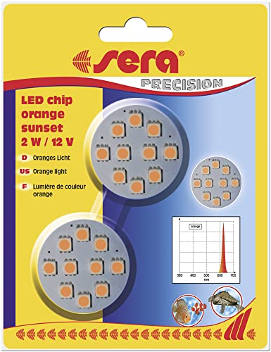 sera LED chip orange sunset - Reines orangefarbenes Licht als Akzent- und nächtliches Beobachtungslicht. von sera