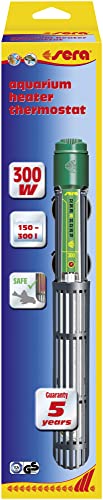sera Aquarium-Regelheizer 25 W - Qualitätsheizer mit schockresistentem Quarzglas, Präzisions-Sicherheitsschaltung und Sicherheits-Protector von sera