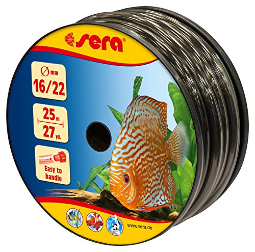 sera 32140 16/22 Schlauch grau 25 m - Schauch fürs Aquarium - Flexible Schläuche in verschiedenen Durchmessern, Längen und Farben von sera