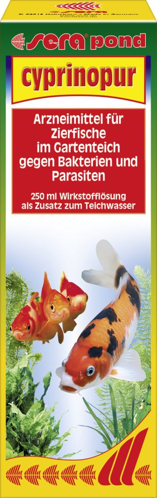 Sera Pond Arzneimittel für Teichfische Cyprinopur 250 ml von Sera