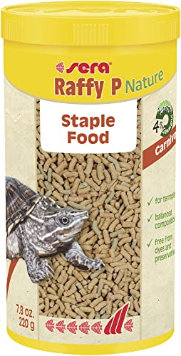 sera Raffy P Nature 1000 ml | Wasserschildkröten Futter | Ausgewogene Nahrung für Schildkröten | enthält tierische und pflanzliche Inhaltsstoffe | Fischfutter Made in Germany von sera