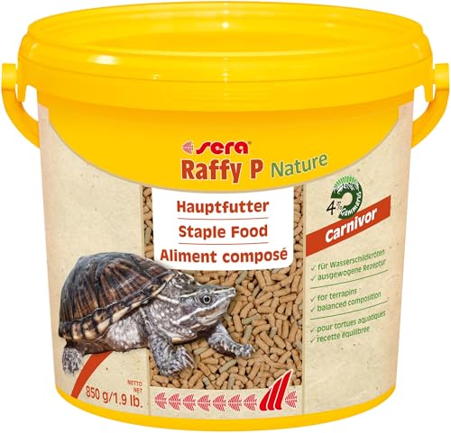 sera Raffy P Nature 3,8 L (850 g) | Wasserschildkröten Futter | Ausgewogene Nahrung für Schildkröten | enthält tierische und pflanzliche Inhaltsstoffe | Fischfutter Made in Germany sera Raffy P Nature 3,8 L (850 g) | Wasserschildkröten Futter | Ausgewogene Nahrung für Schildkröten | enthält tierische und pflanzliche Inhaltsstoffe | Fischfutter Made in Germany von sera