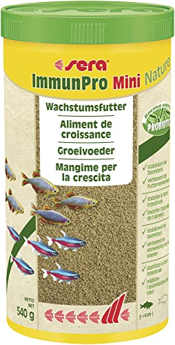 sera ImmunPro Mini Nature 1000 ml (540 g) - Probiotisches Wachstumsfutter für Zierfische bis 4 cm von sera