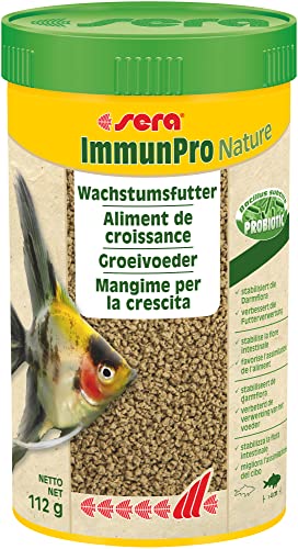 sera ImmunPro Nature 250 ml (112 g) - Probiotisches Wachstumsfutter für Zierfische ab 4 cm von sera