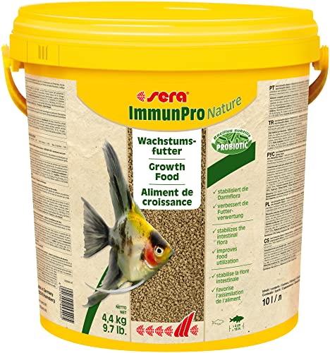 sera ImmunPro Nature 10.000 ml (4,4 kg) - Probiotisches Wachstumsfutter für Zierfische ab 4 cm von sera